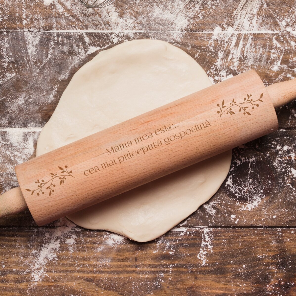 Sucitor de lemn personalizat - Gospodină