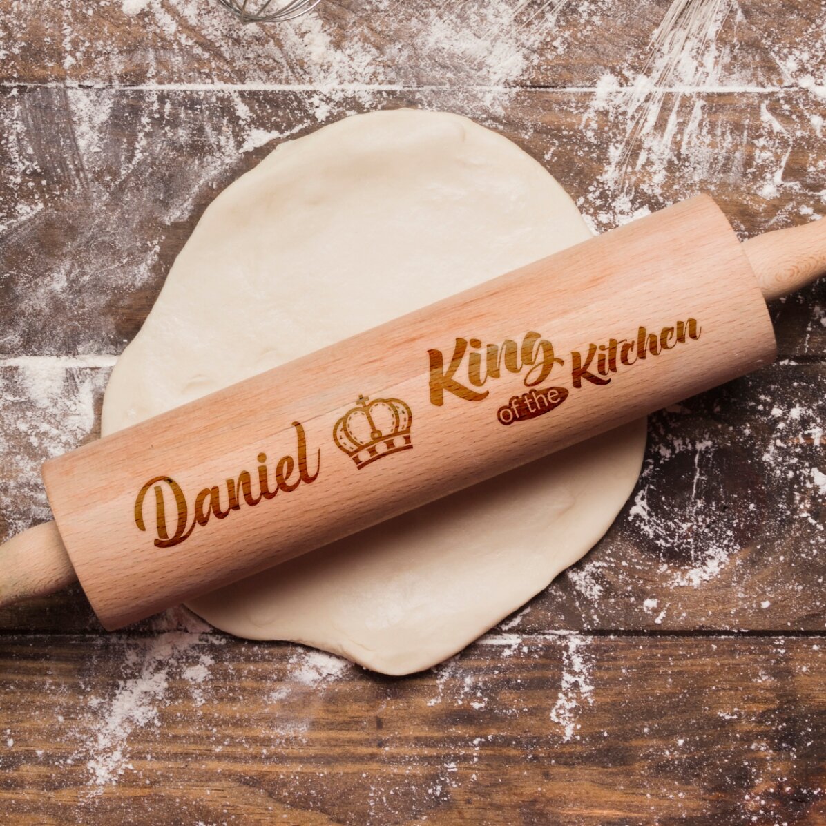 Sucitor de lemn personalizat - King of the Kitchen