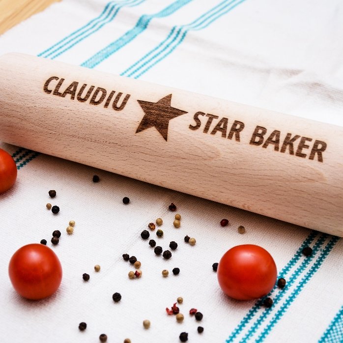 Sucitor de lemn personalizat  - Star Baker