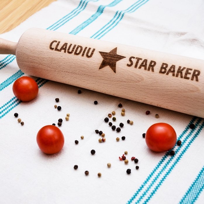 Sucitor de lemn personalizat  - Star Baker