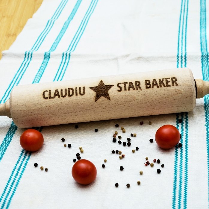 Sucitor de lemn personalizat  - Star Baker