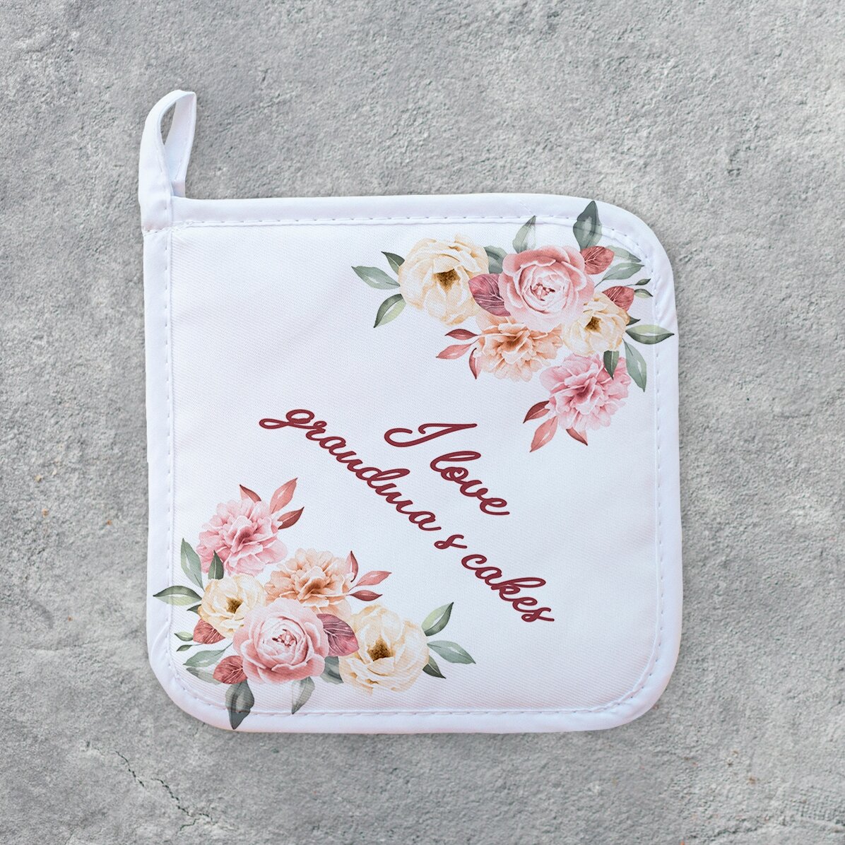 Suport oală fierbinte personalizat cu text - Grandma