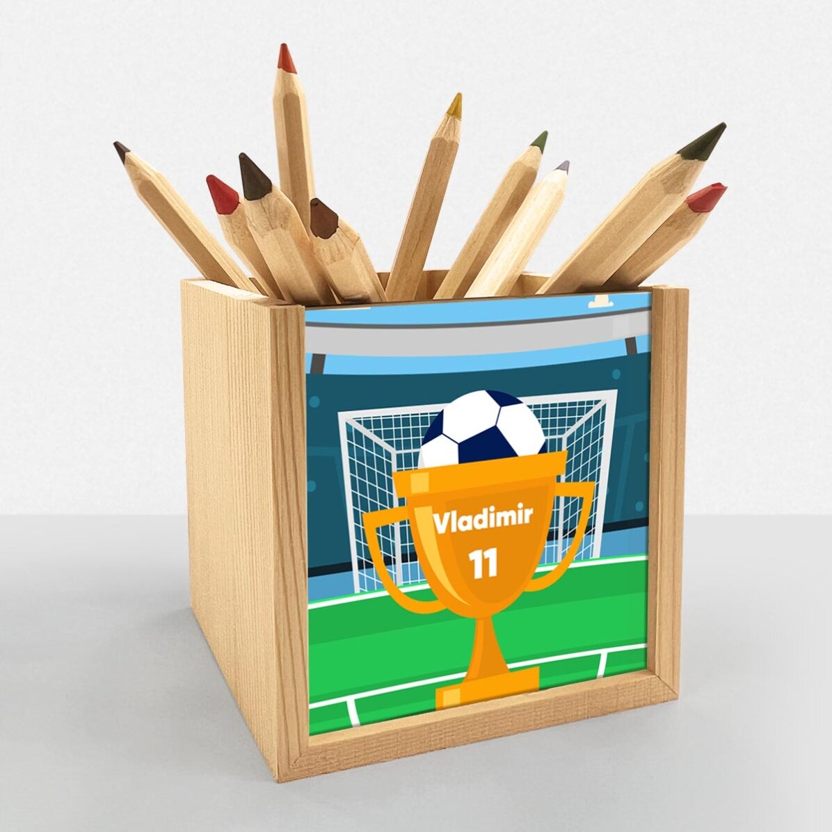 Suport pentru creioane personalizat cu text - Cupa