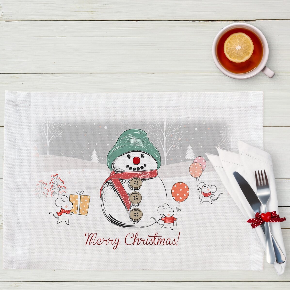 Suport pentru farfurie personalizat - Merry Christmas!