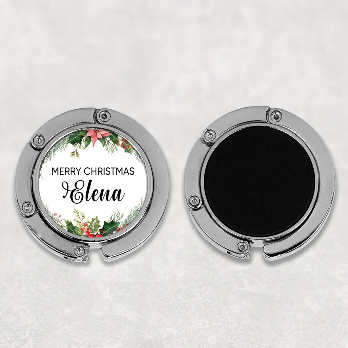 Suport geantă pentru masă personalizat cu mesaj - Christmas