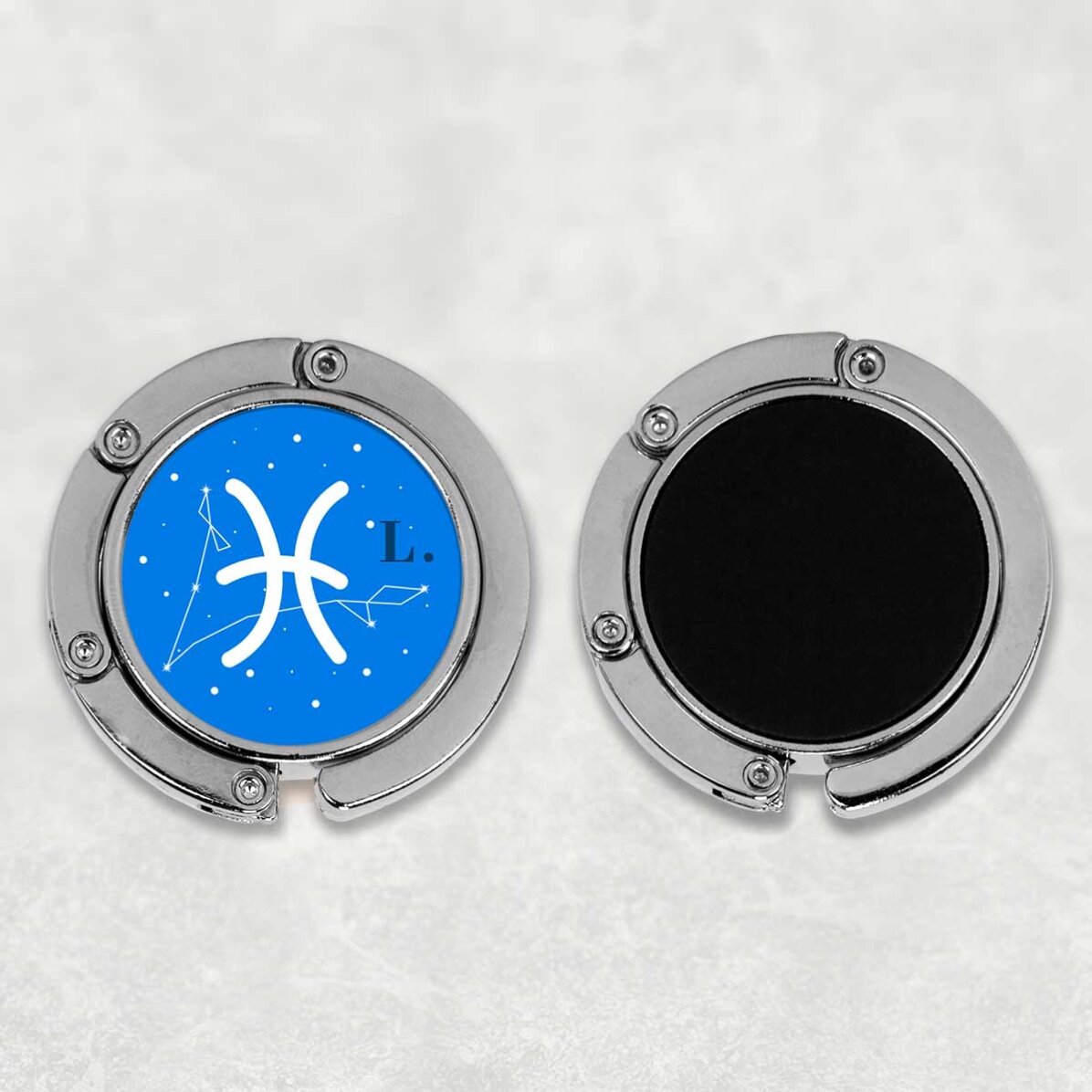 Personalised table bag holder with text - Pisces