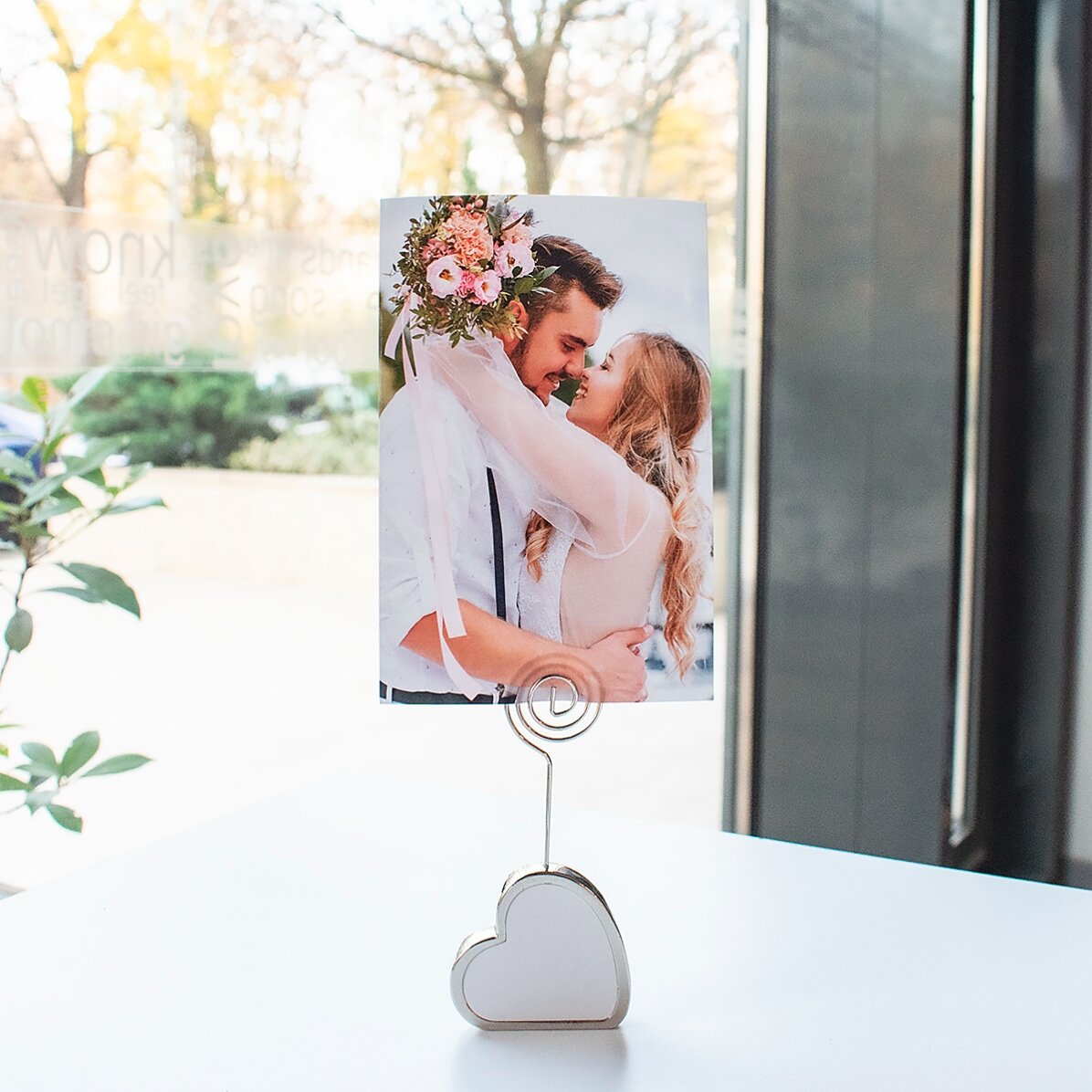 Suport pentru mesaj personalizat cu o poză și mesaj