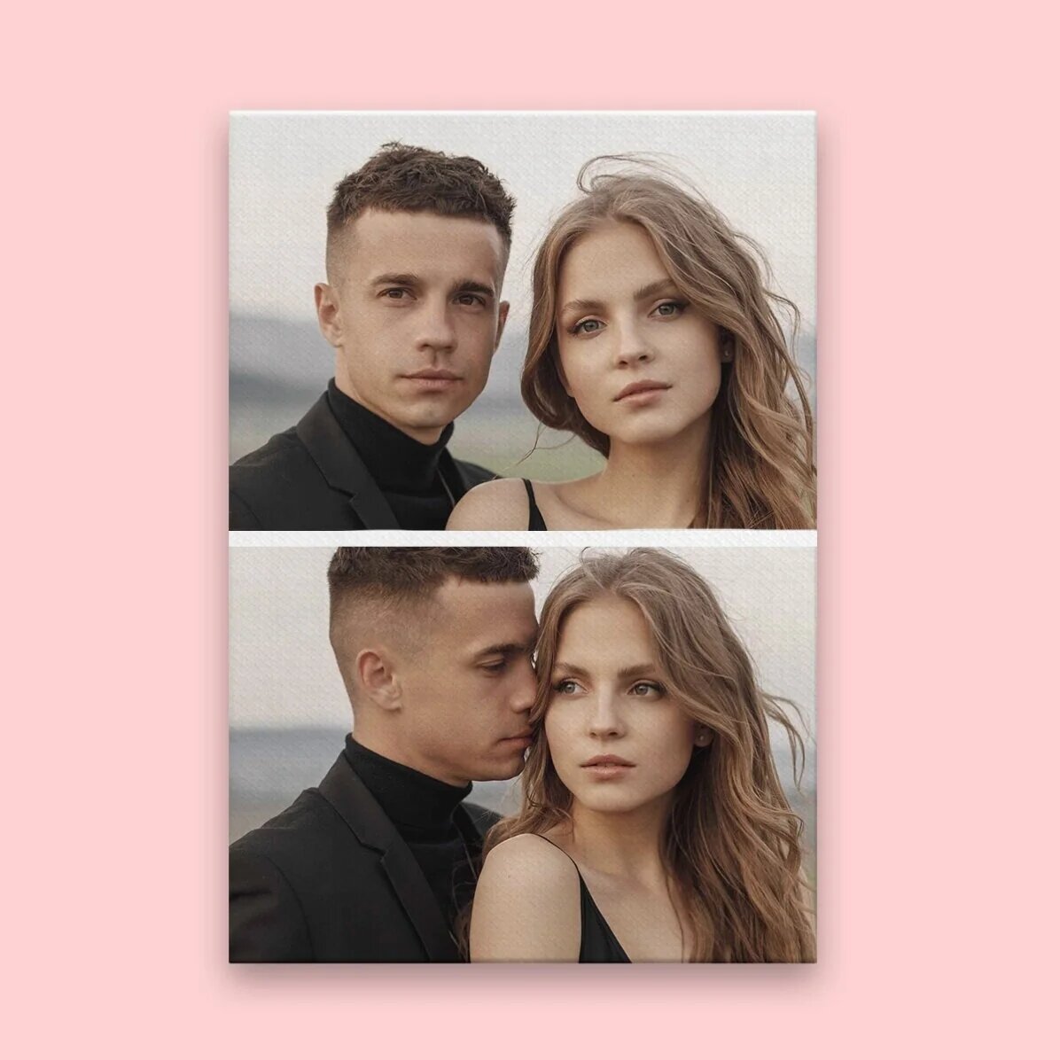 Tablou canvas personalizat cu 2 poze