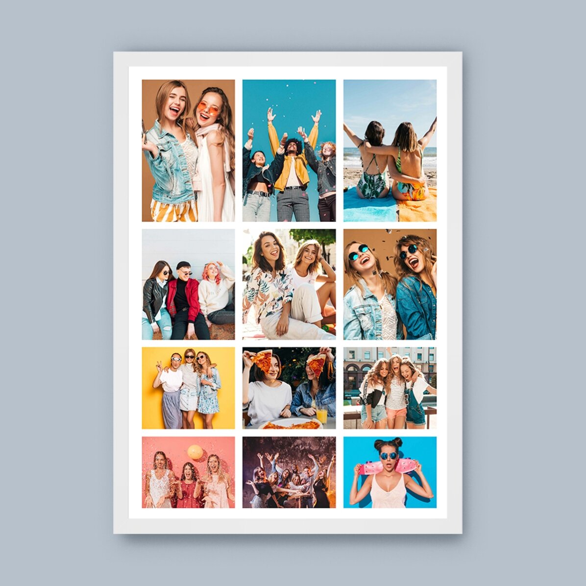 Tablou personalizat cu 12 poze dichisite