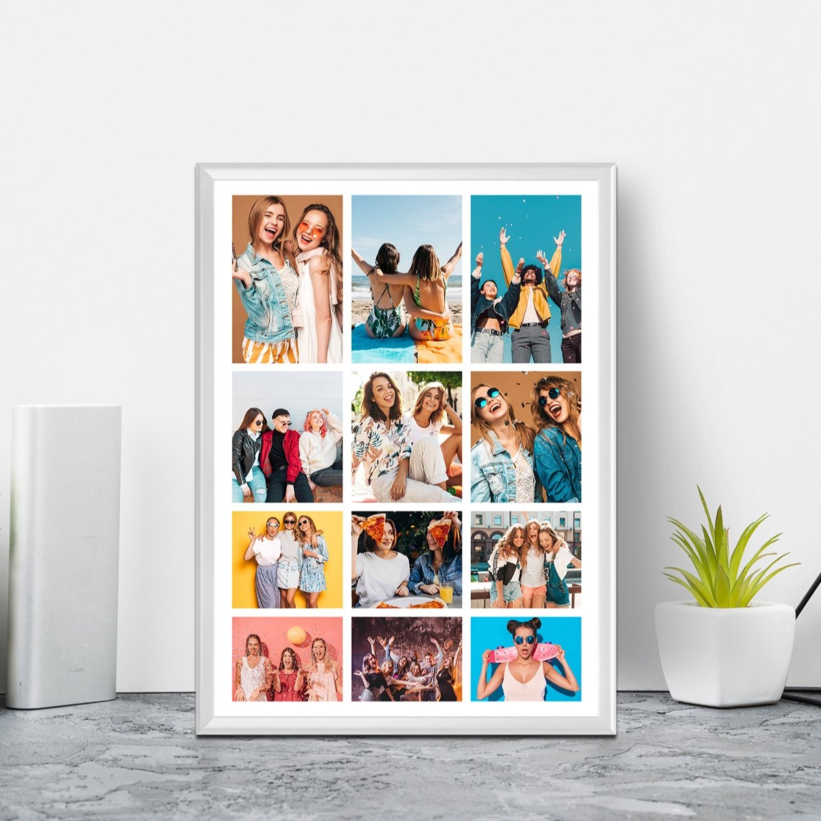 Tablou personalizat cu 12 poze dichisite