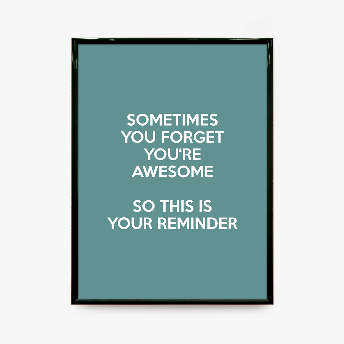 Personalised picture with a message