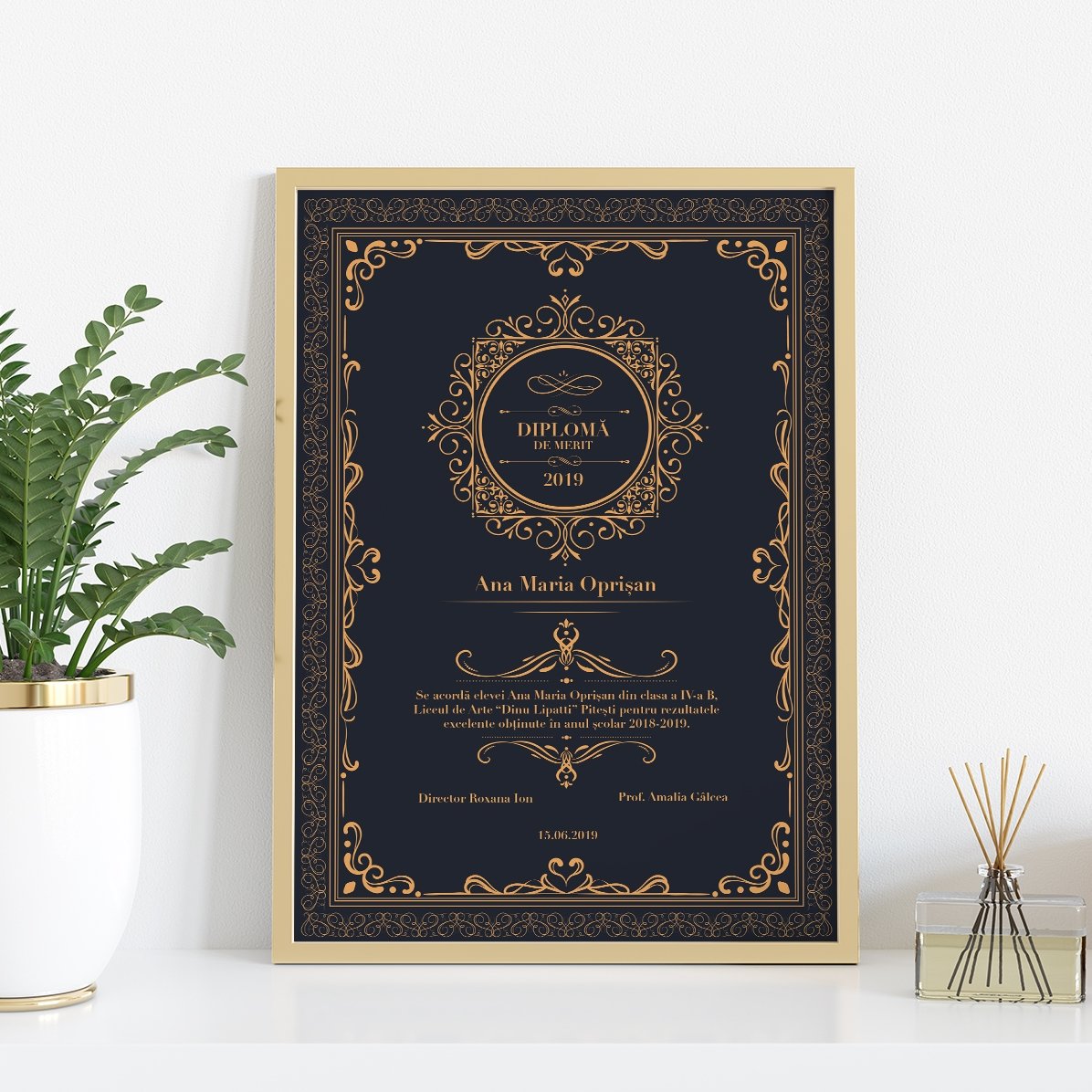 Tablou personalizat - Diplomă
