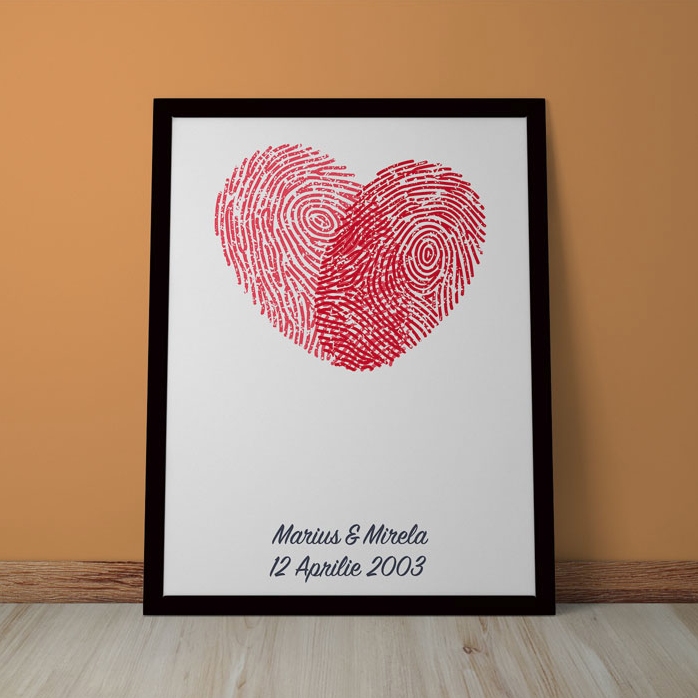 Tablou personalizat inimă