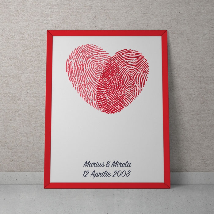 Tablou personalizat inimă
