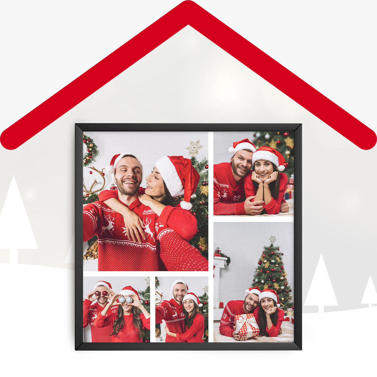 Custom square format paintings