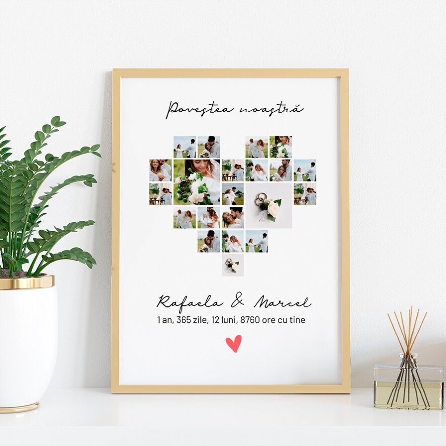 Tablouri personalizate pentru aniversare relație
