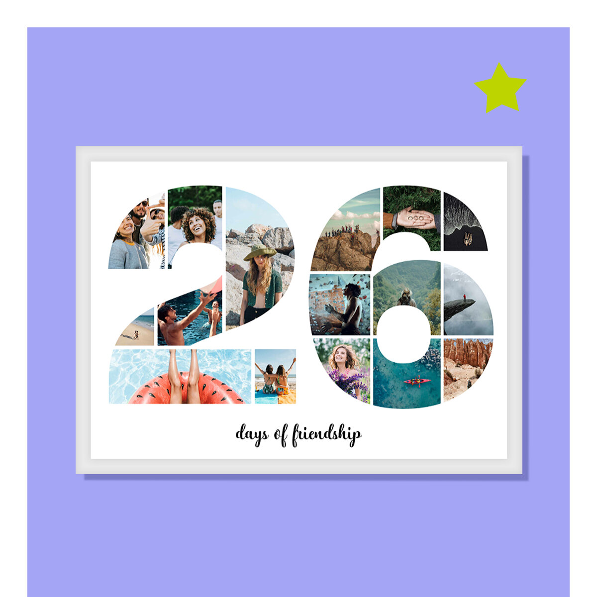 Personalised paintings and frames - birthday