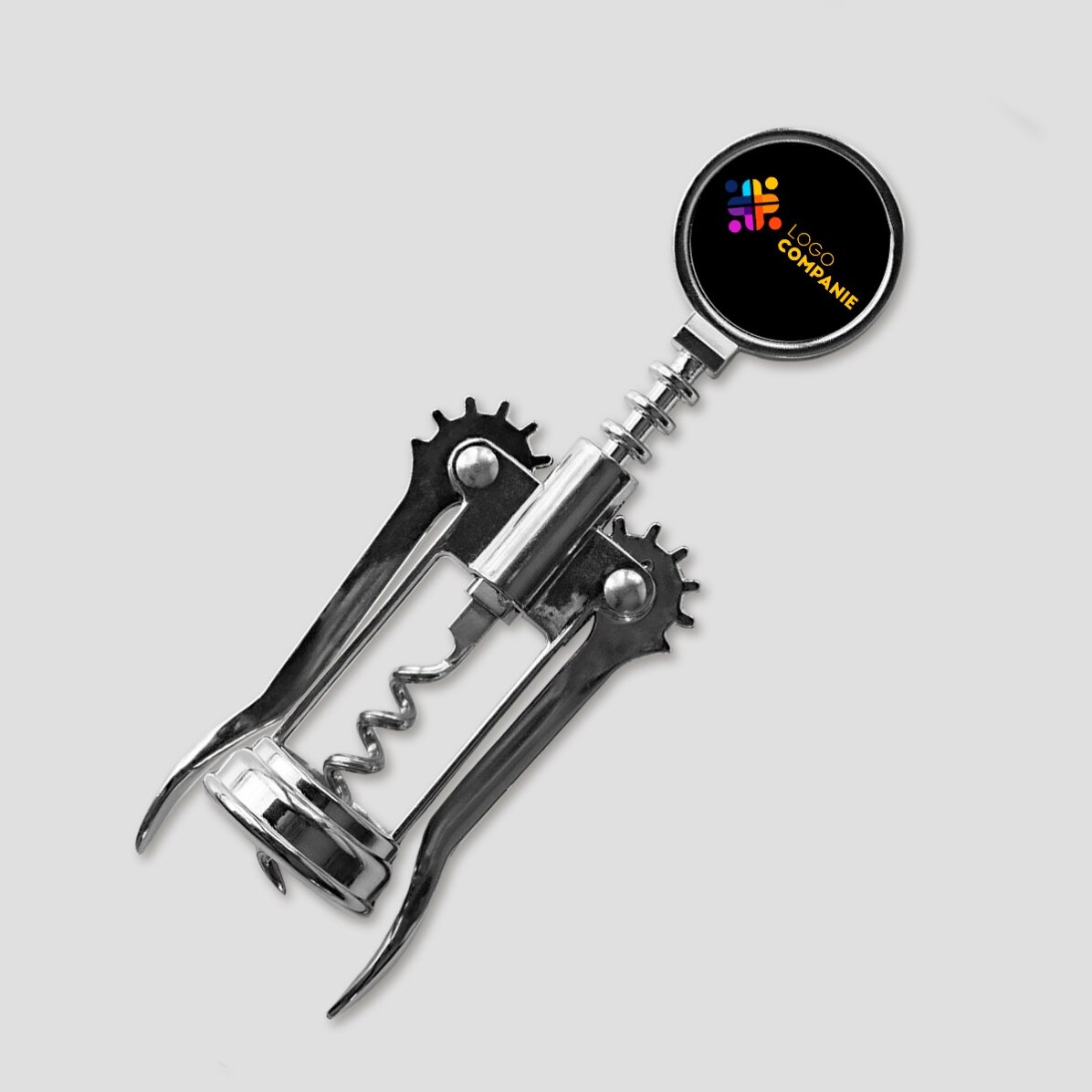 Tirbușon personalizat cu logo și text