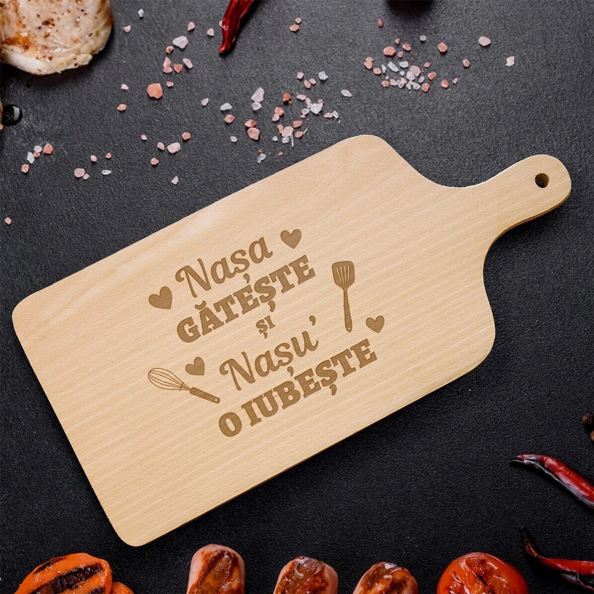 Personalised chopper with message - Nasa si nasu