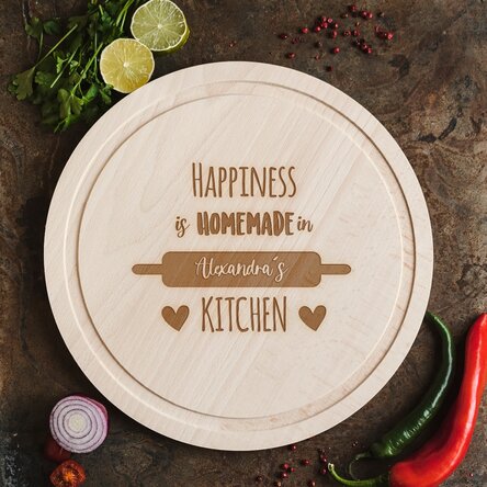 Tocător rotund personalizat - Homemade Happiness