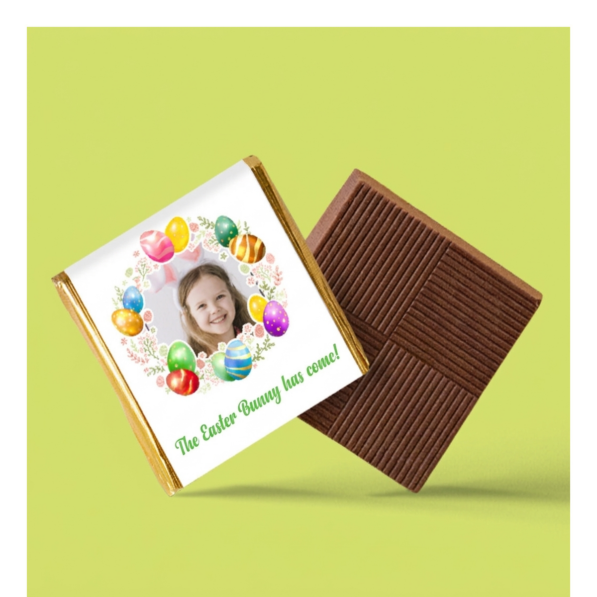 Personalised mini chocolate for Easter