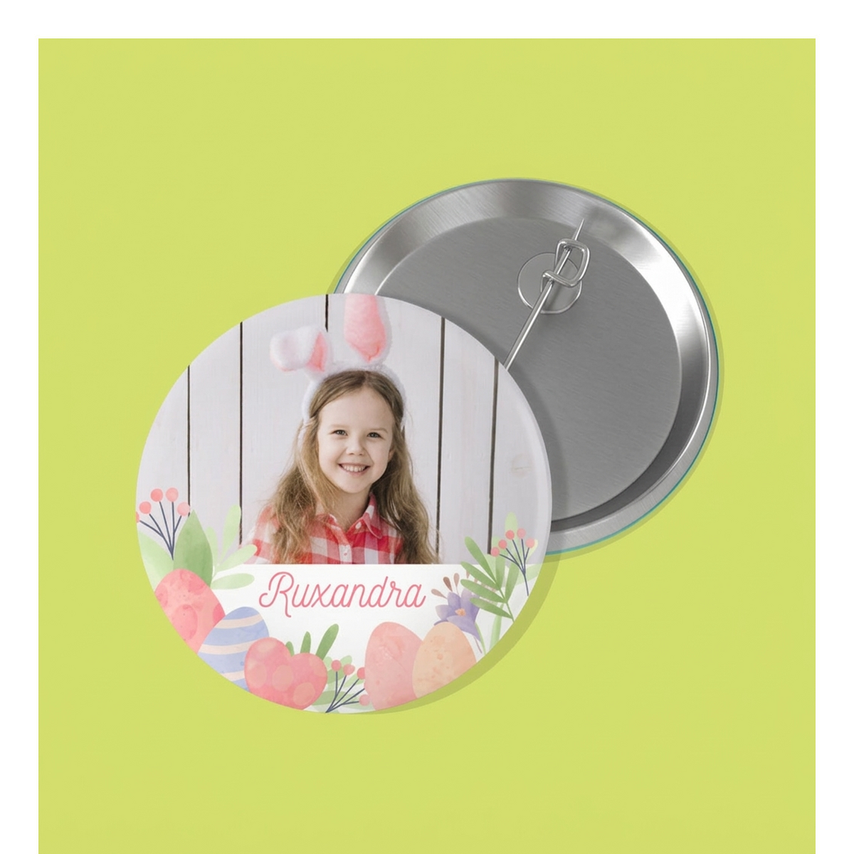 Personalised Easter badges
