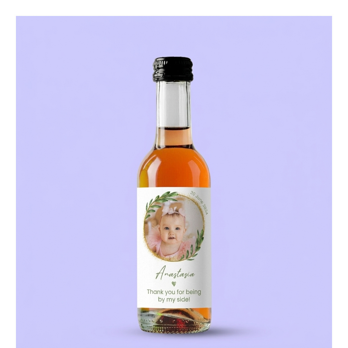 Personalised wines for christenings