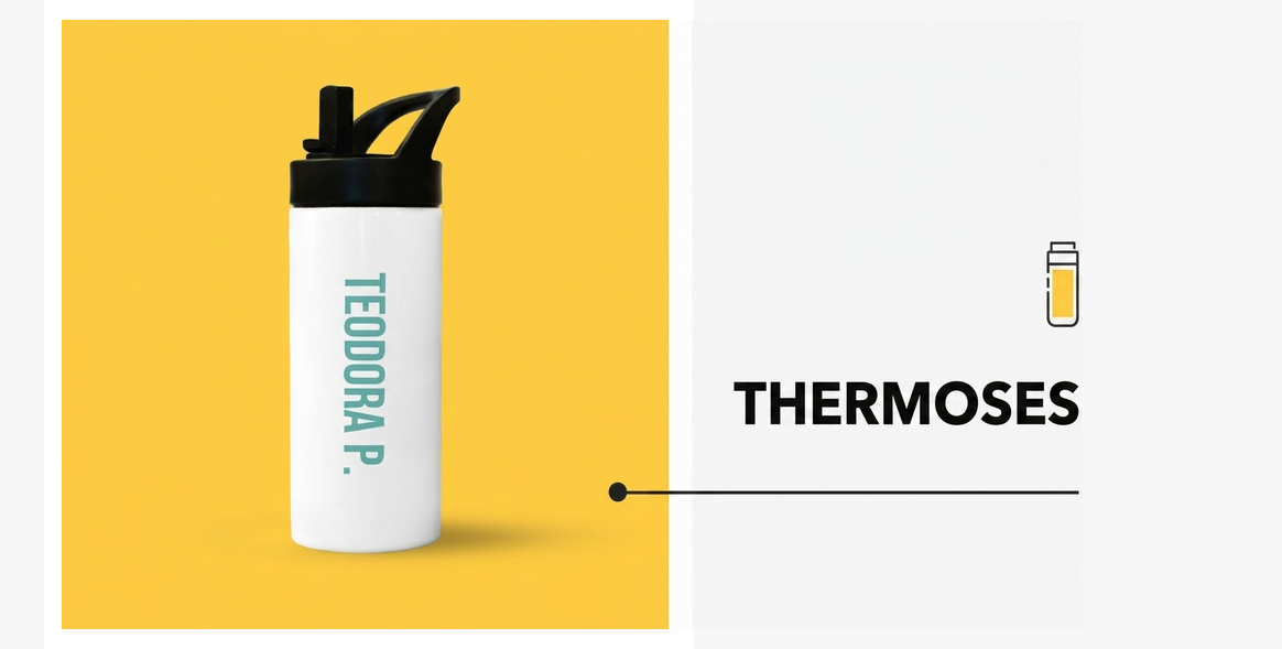 Personalised thermos flasks