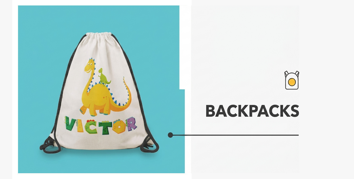 Personalised backpacks