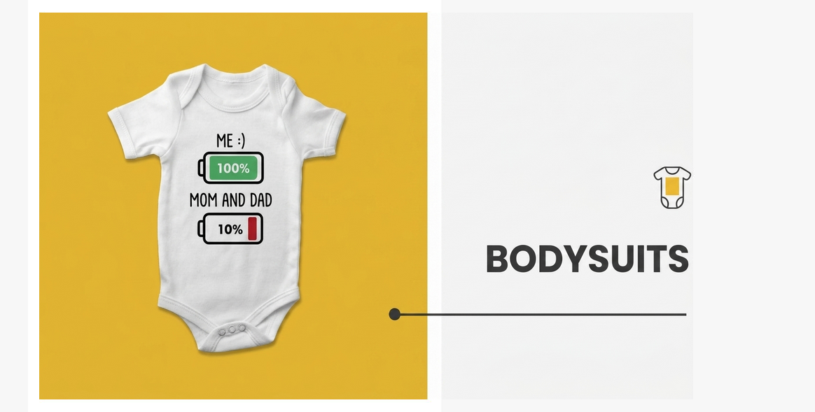 Personalised bodysuits for children