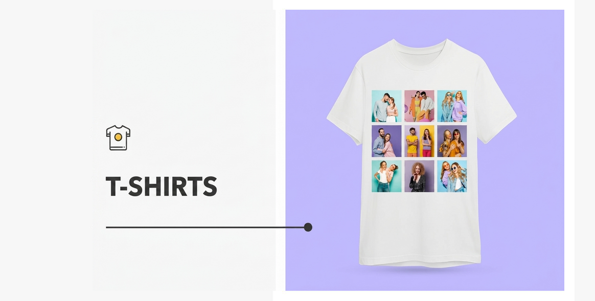 All customised T-shirts