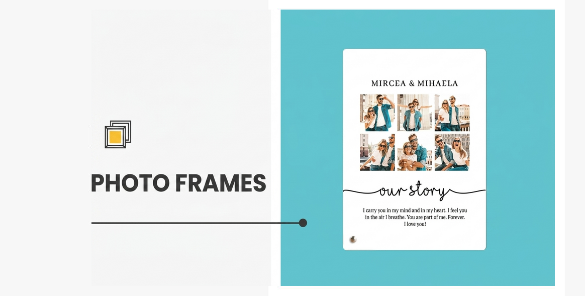 Personalised photo frames