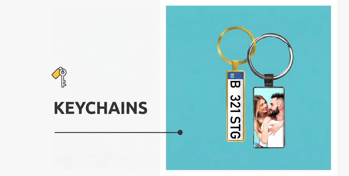 Personalised key rings