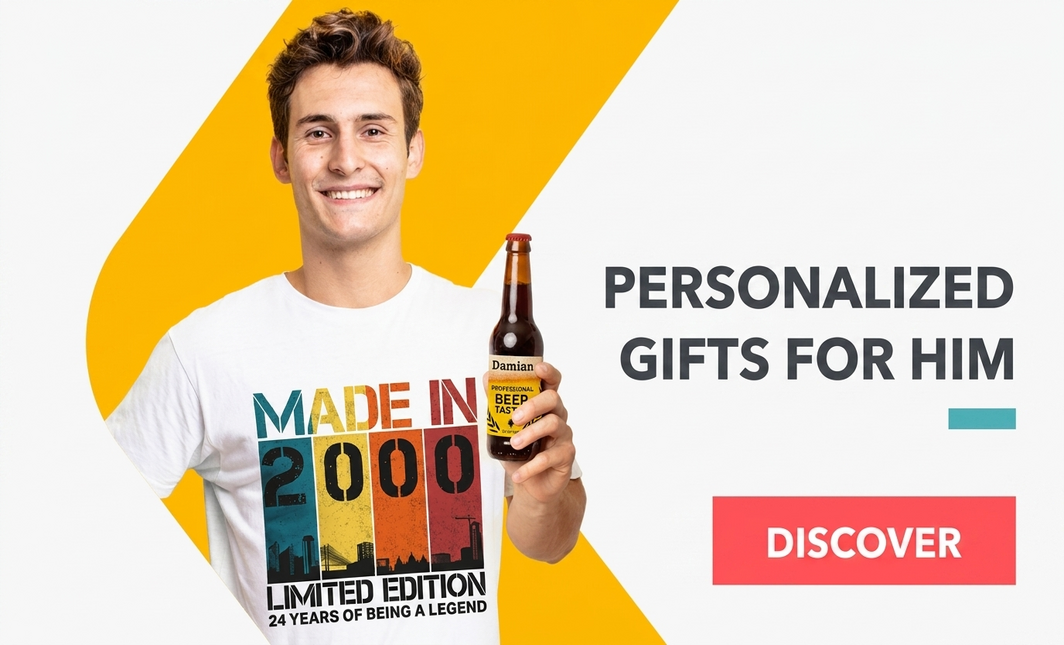 Personalised gifts for him