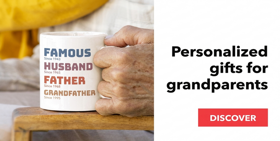 Personalised gifts for grandparents