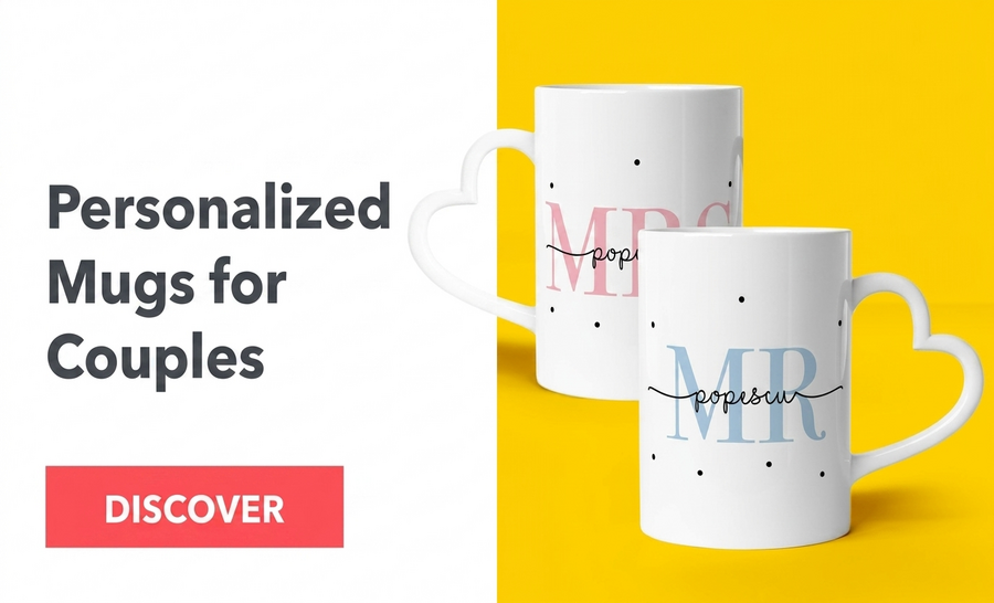 Personalised mugs for relationship anniversaries