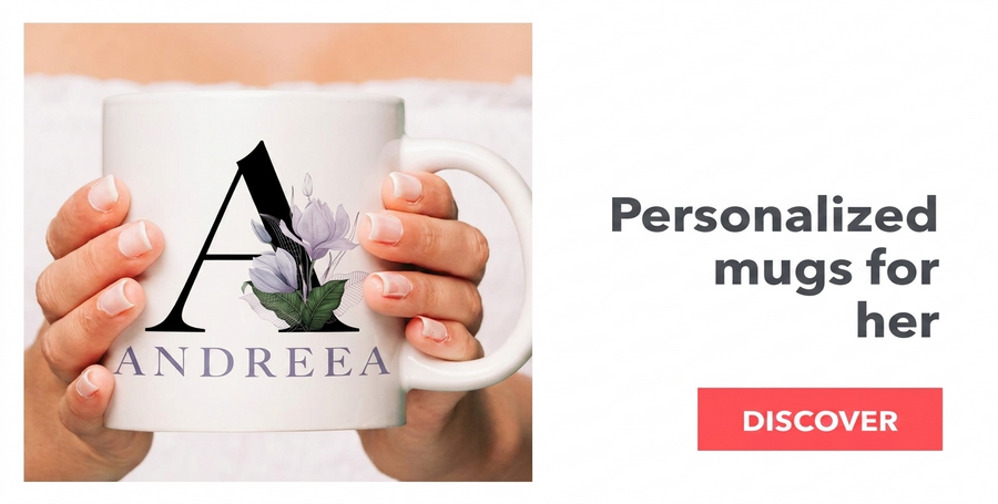 Personalised mugs for her