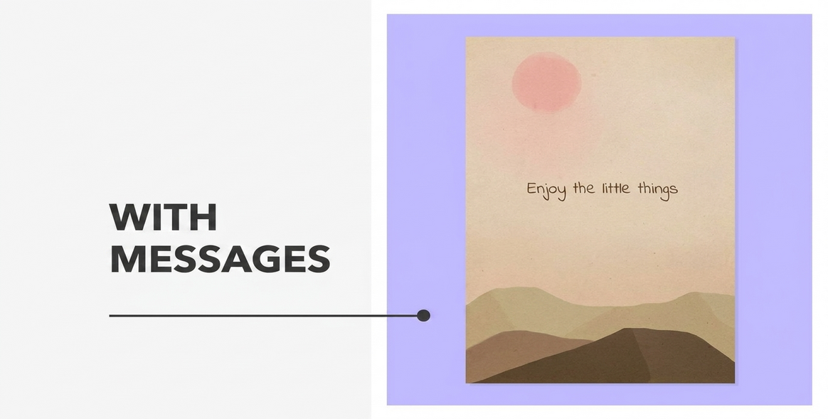 Posters - Collection with messages