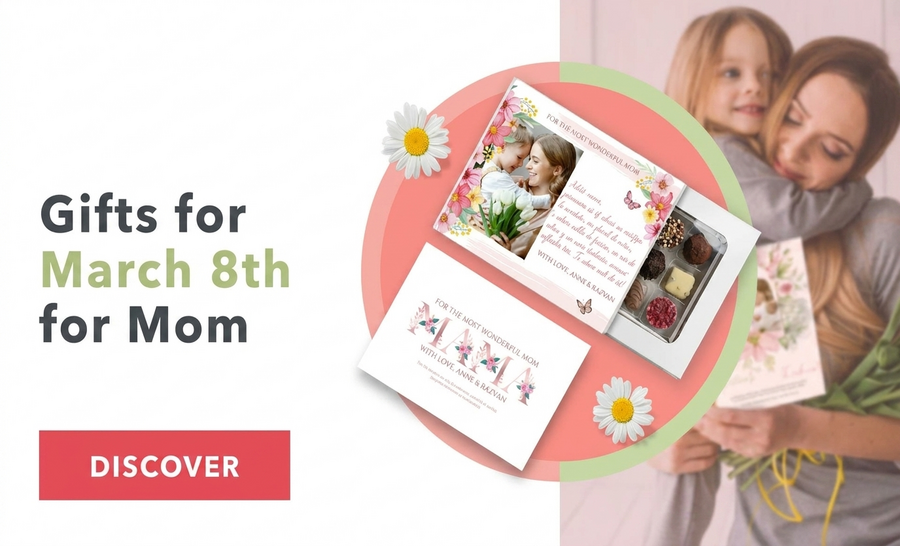 Personalised gifts for Mum on 8 March