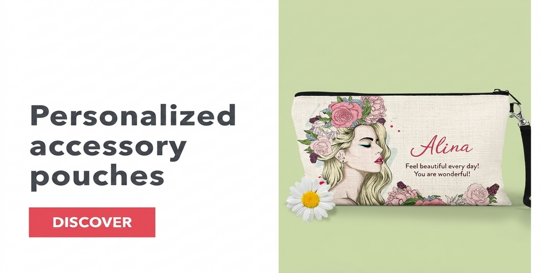 Personalised bags for accessories