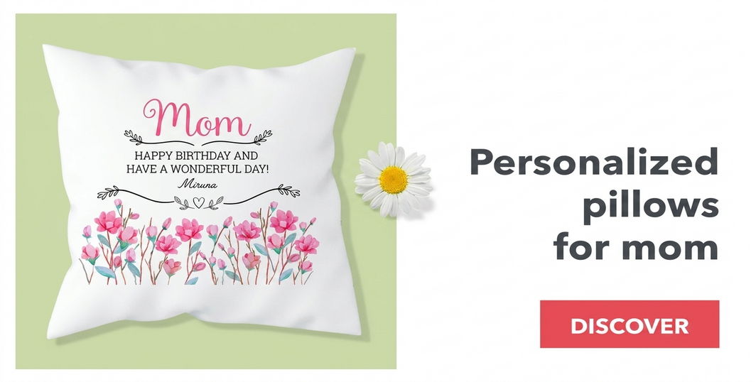 Personalised cushions for 8 March