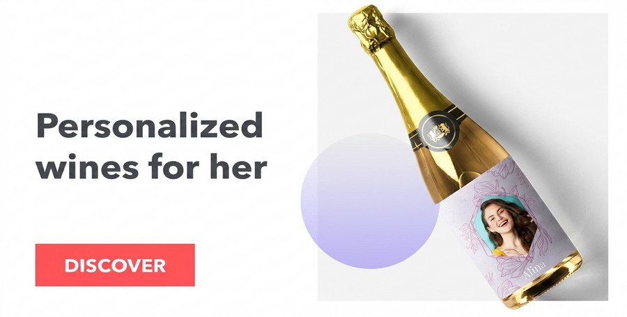 Personalised wines for her