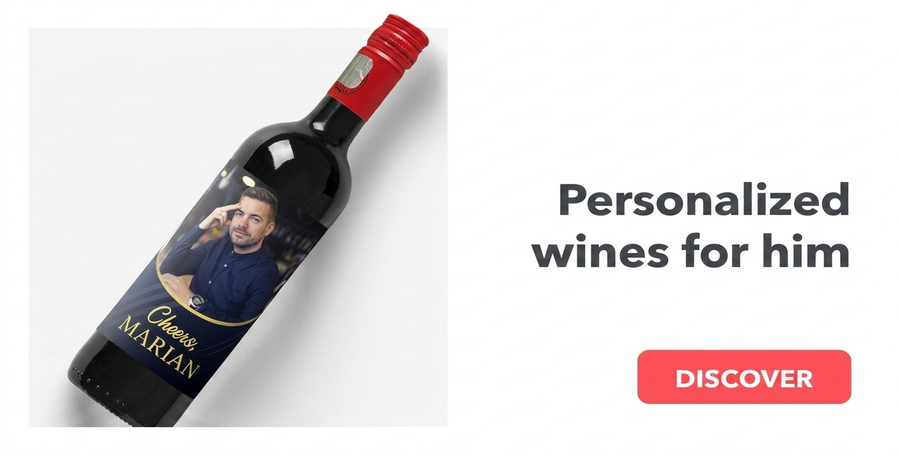 Personalised wines for him