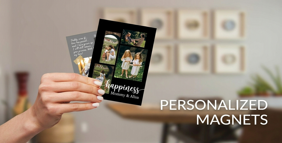 Personalised fridge magnets