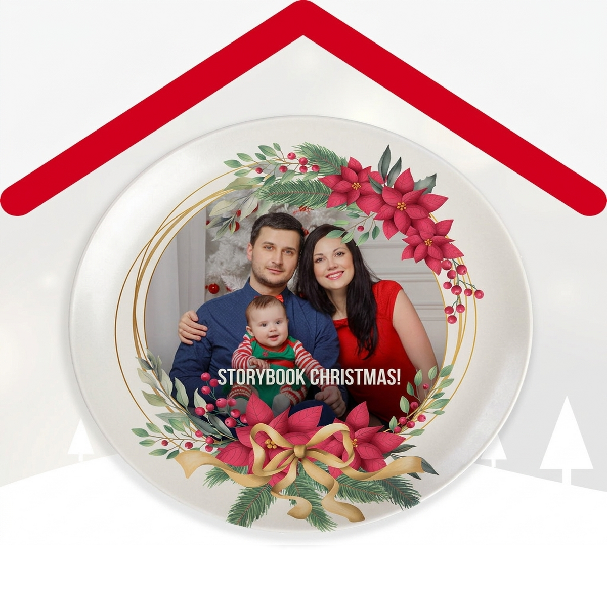 Christmas plates