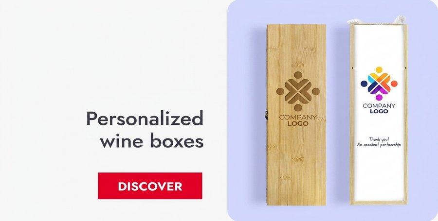 Customised corporate wine boxes