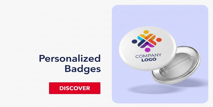 Customised corporate badges