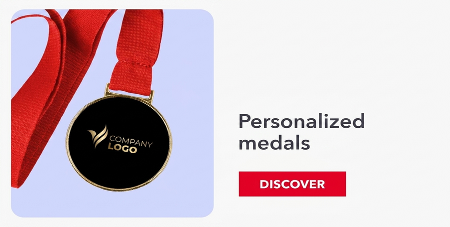 Customised corporate medals