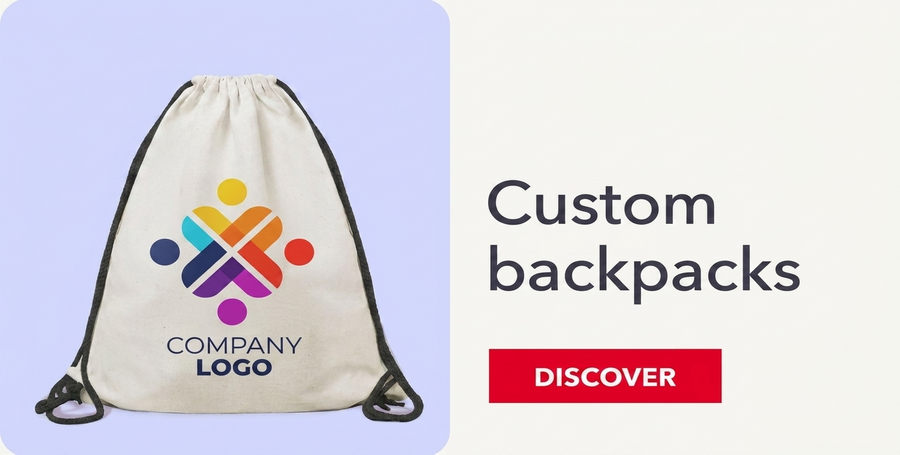 Customised corporate backpacks