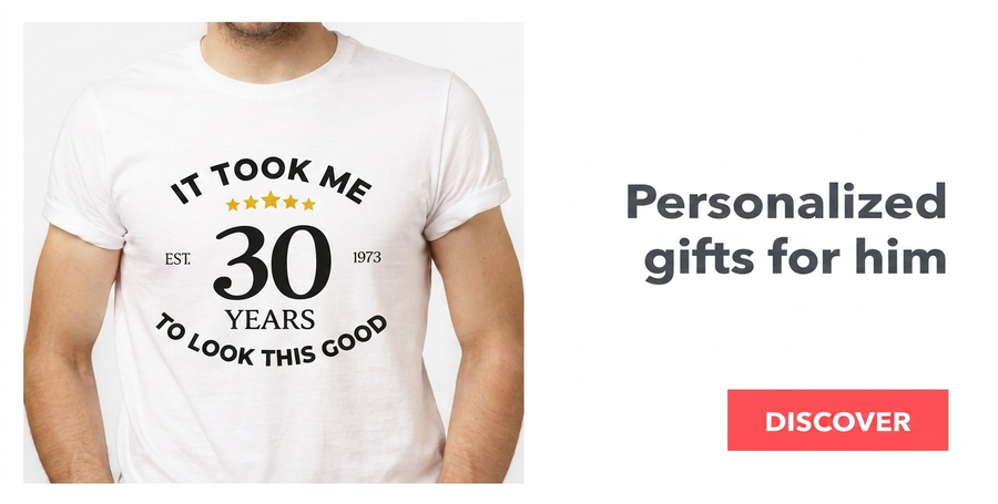 Personalised gifts for him